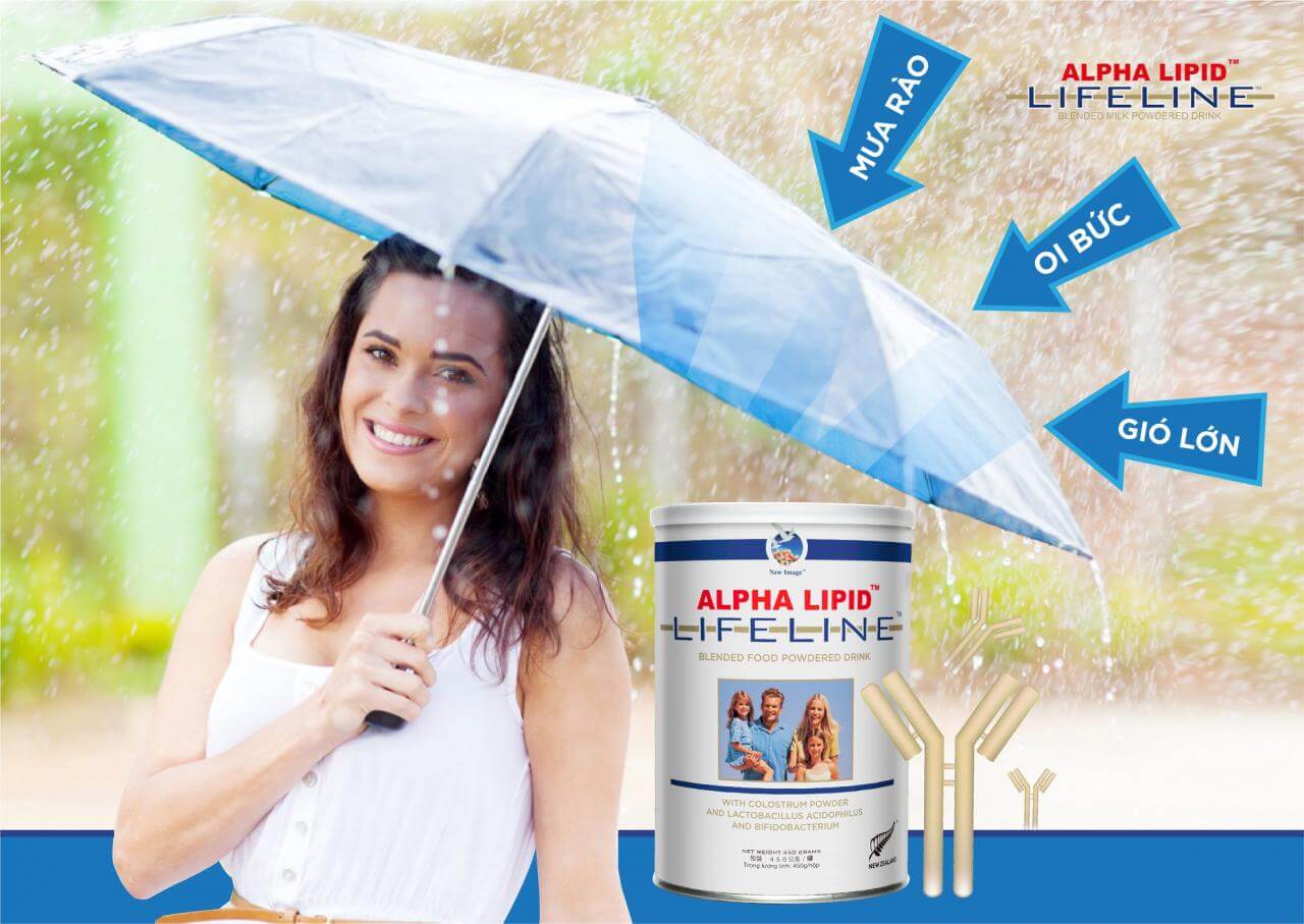 Sữa non Alpha Lipid Lifeline bảo vệ khỏi thời tiết